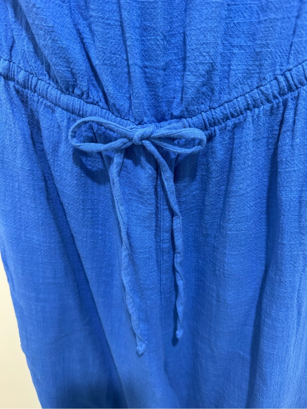 Aerie Strapless Wide Leg Jumpsuit Blue NWT Size XS - Picture 9 of 14